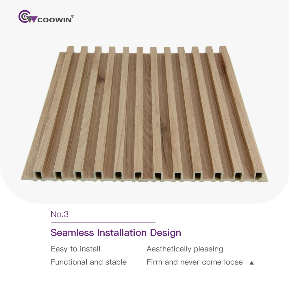 Morden Design Wall Panel Soundproof Composite Indoor Interior Wall Panel Wpc From China