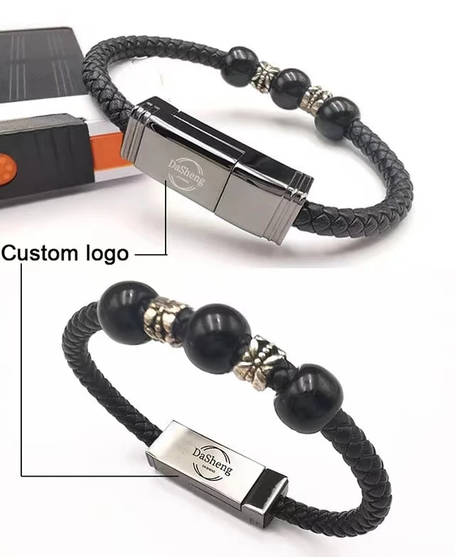 Usb Type C Bracelet Cable Charger Cable Portable Travel Charging Cord