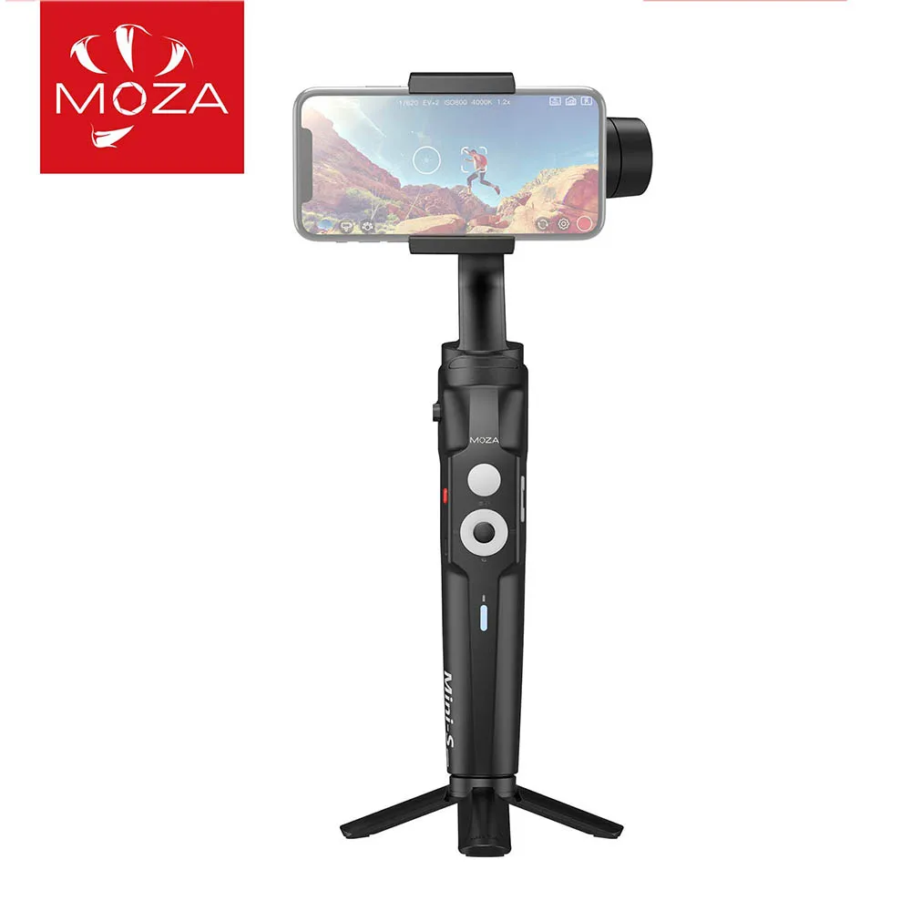 MOZA Mini-S 3-Axis Gimbal - Stabilize Iphone & Huawei P30 Videos