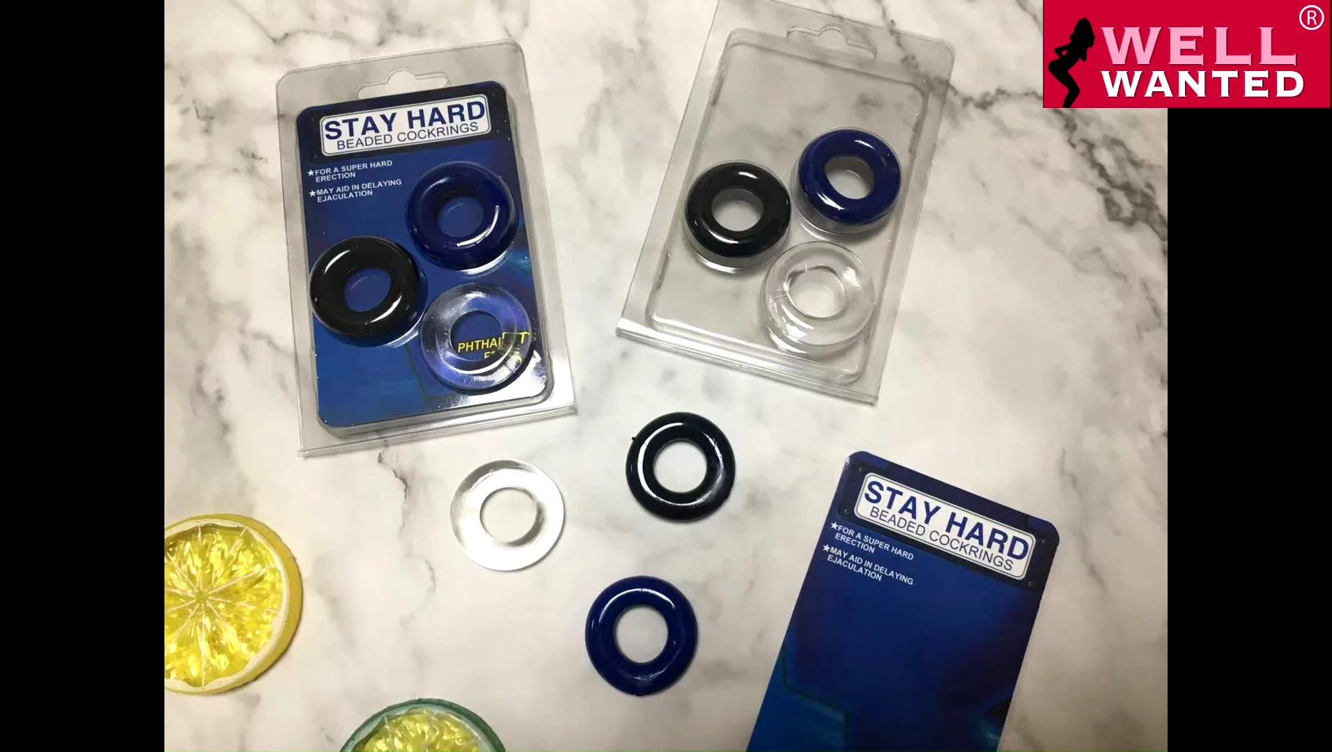 3 Pcs Genuine Stay Hard Penis Ring - Erection Enhancing