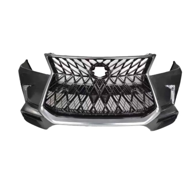 product front bumper with grille fog lamp assy car accessories body kits for lexus 2016 20 lx570-36