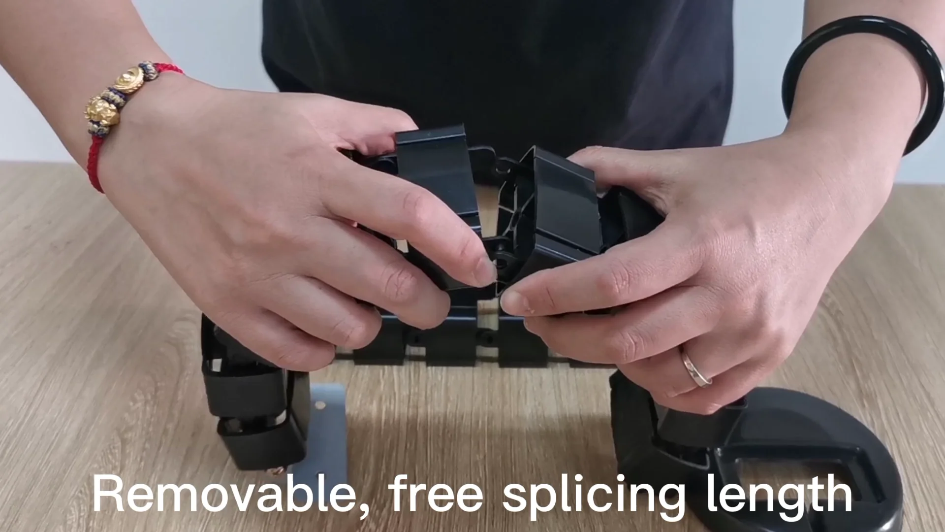 Abs Plastic Cable Organizer Coiled Tube Sleeve Under Table Cable Management Buy Computer Wire