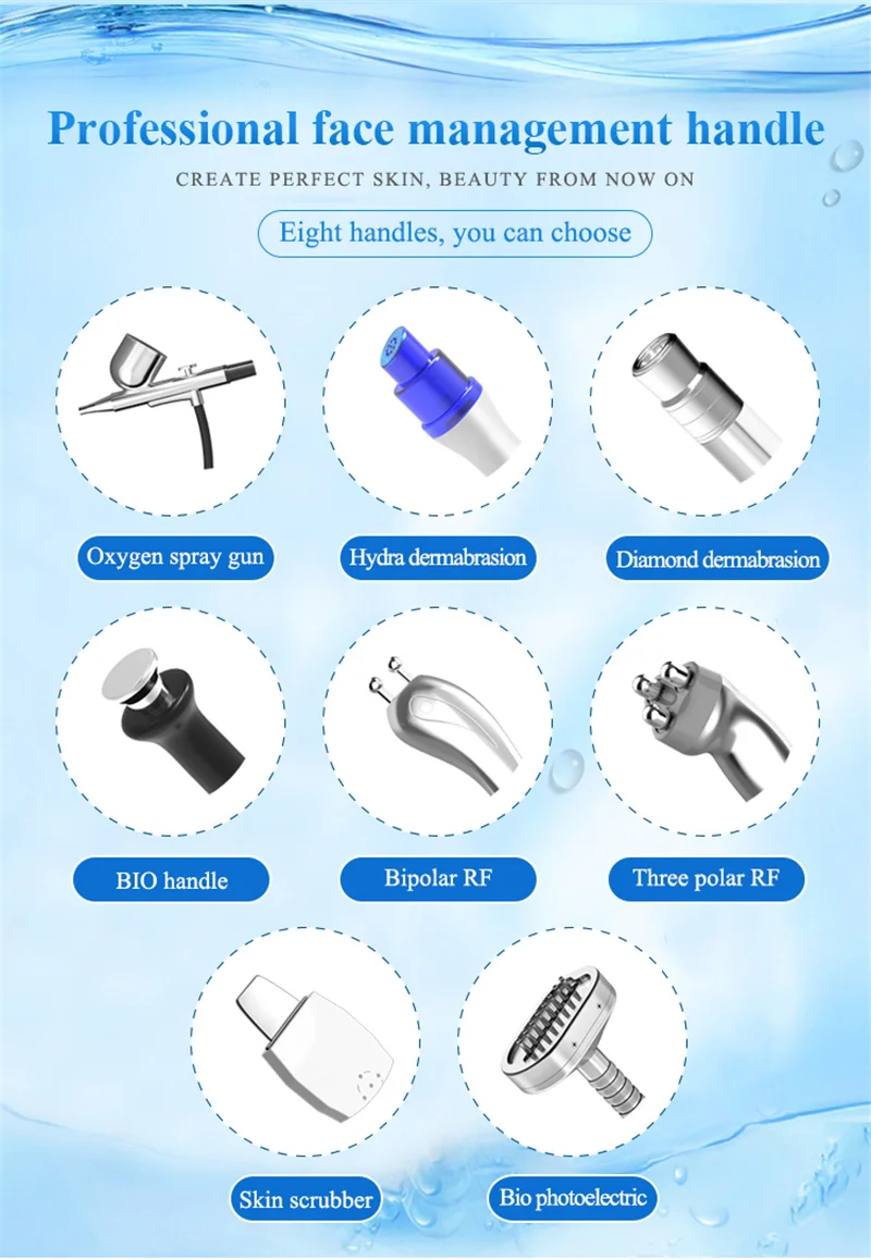 2023s Hot Sale 10-in-1 H2O2 Hydra Dermabrasion Deep Cleaning Oxygen Jet Microdermabrasion Aqua Peeling Beauty Machine