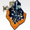 Fragancia floral-danza de mariposas-naranja y azul