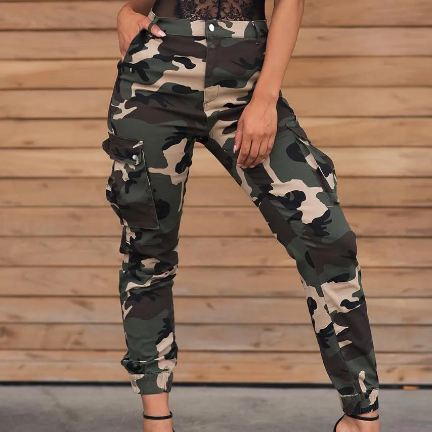 multi pocket camo pants