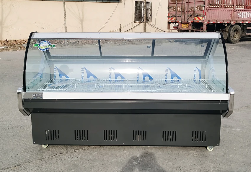 Commercial Cooler Meat Display Chiller Refrigerated Showcase Meat