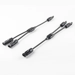 Solar Connector Y Branch Parallel Adapter Cable Solar Connectors Wire Plug Tool Kit for Solar