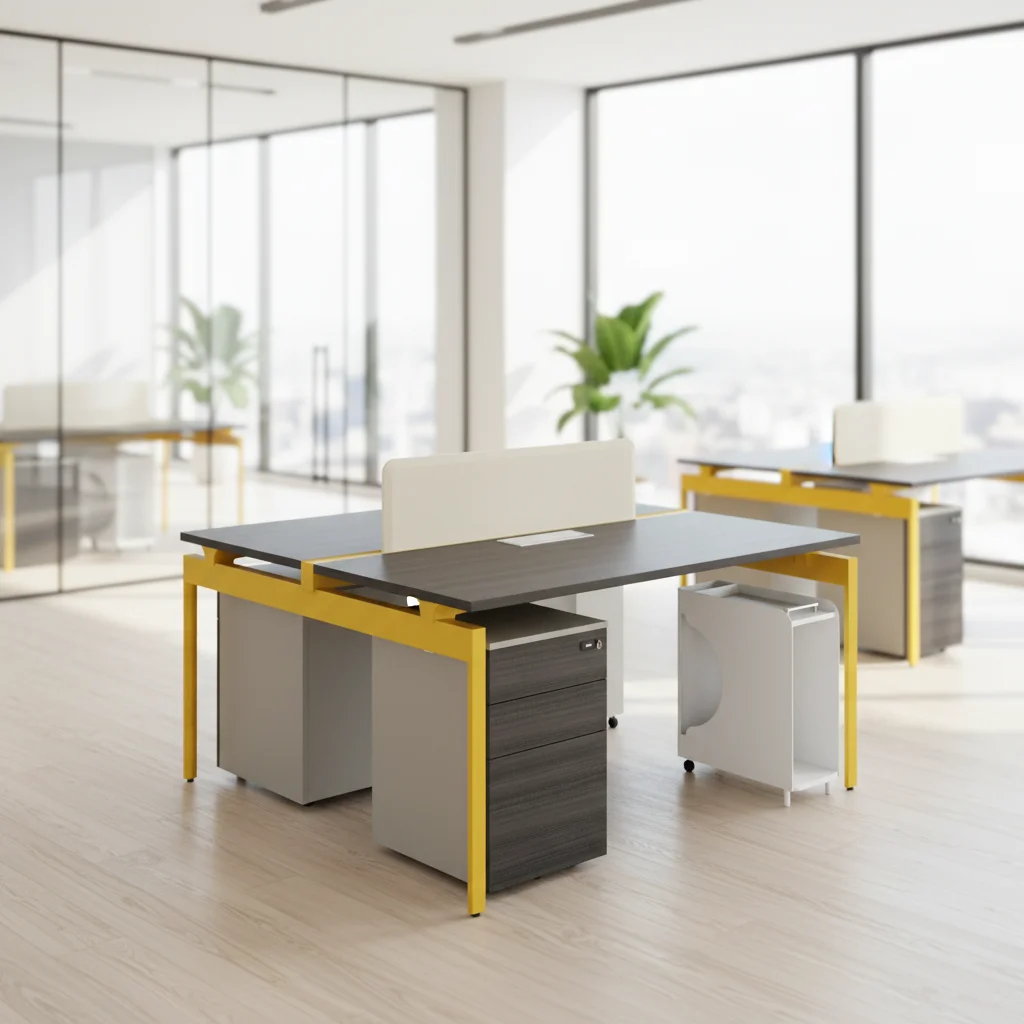 Premium Foldable Automatic Wood Frame Overhead Shelves Storage Solutions Modern Ergonomic Standing Office Workstation Desk 5