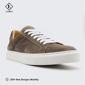 LANCI Chinese Sneaker Factory Handmade Trend Custom Mens Casual Shoes Mens Suede Shoes