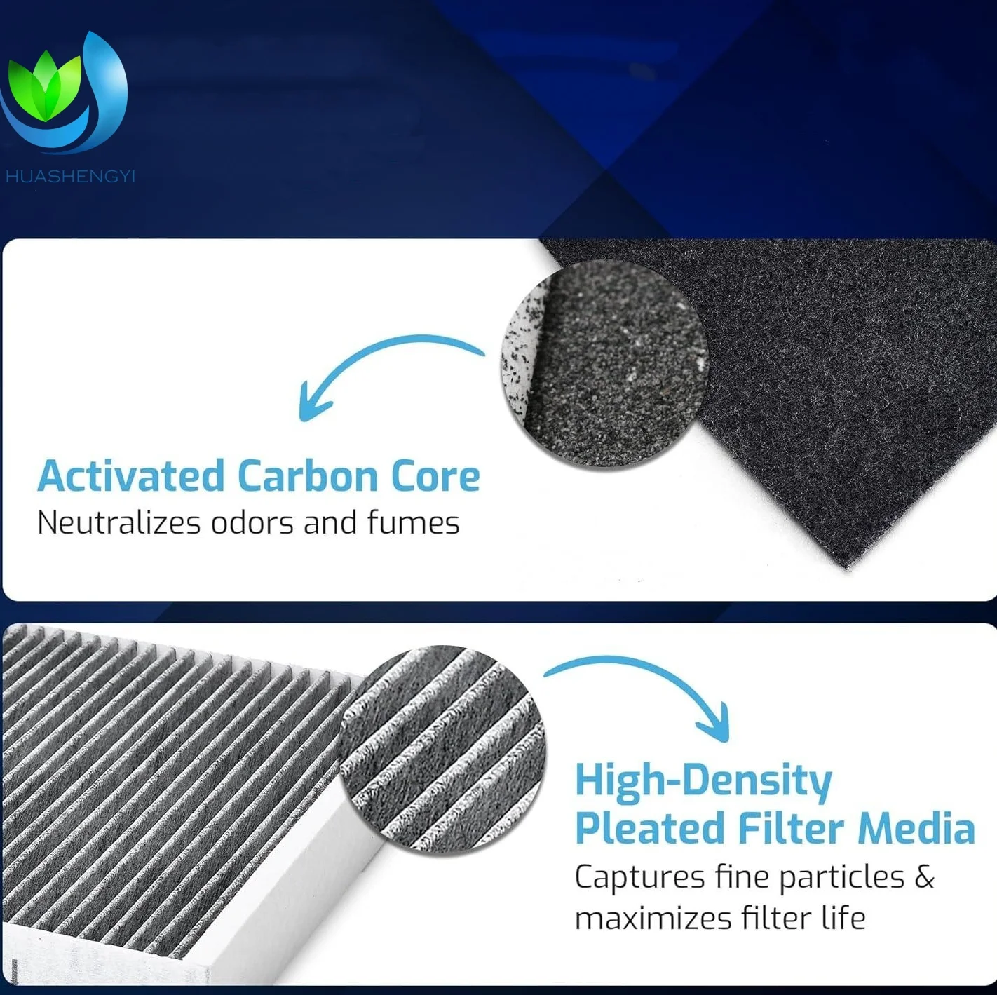 High Quality Cabin Air Filter  Air Conditioning Filter Hepa Air Filter Element Hepa Air Purifier Filter Element  for Subaru XV