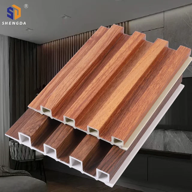 Hot Selling 3D Wall Panel Embossing Wood Plastic Wall Panel Plastic Plastic Wall Panel