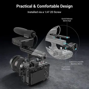 SmallRig FX30 XLR Handle Extension Rig for Sony - MD3490 detail image
