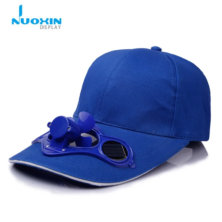Hot Selling Custom Cooling Solar Powered  Fan Hat in the Summer