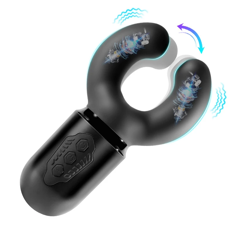 2025 New Adult Male Sex Toys Silicone Tongs Vibrators Multi-Frequency  Dildos Stimulator for Solo and Couples Pleasure (Black)