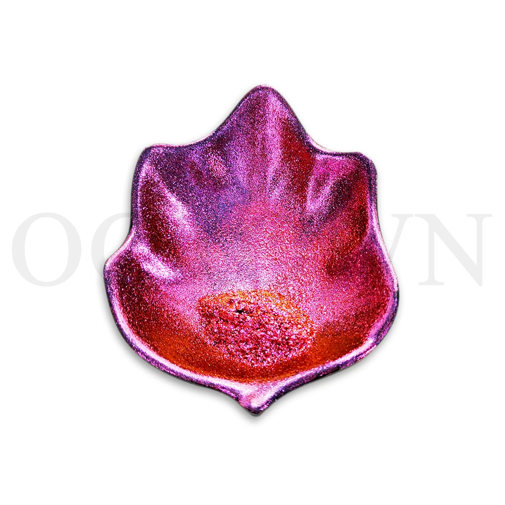 Rosy red copper metallic effect popular cosmetic eyeshadow pigment glitter chromatic chameleon makeup powders