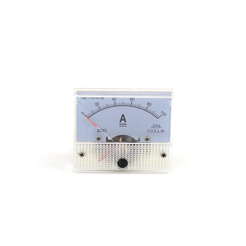 Factory Price Voltmeter Ammeter 85c1 100a Dc Amp Meter Panel Analog