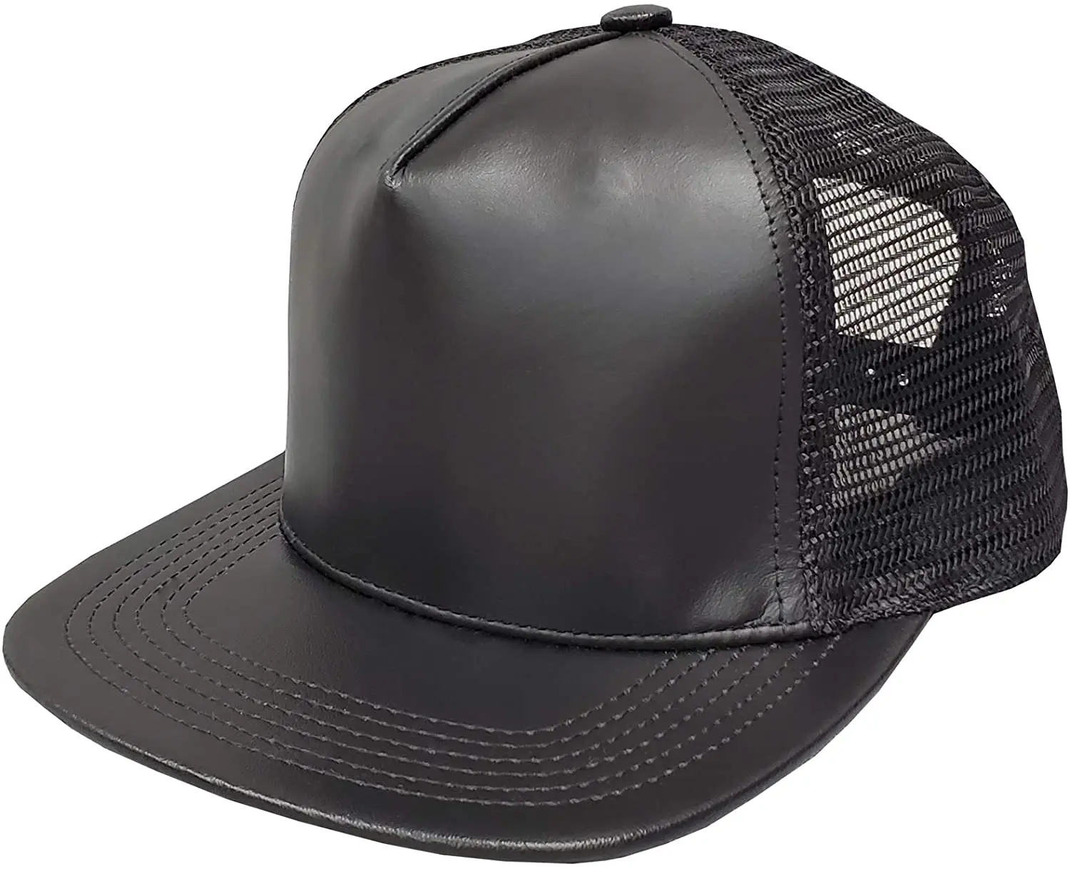 Custom Trucker Hat Leather Wholesale