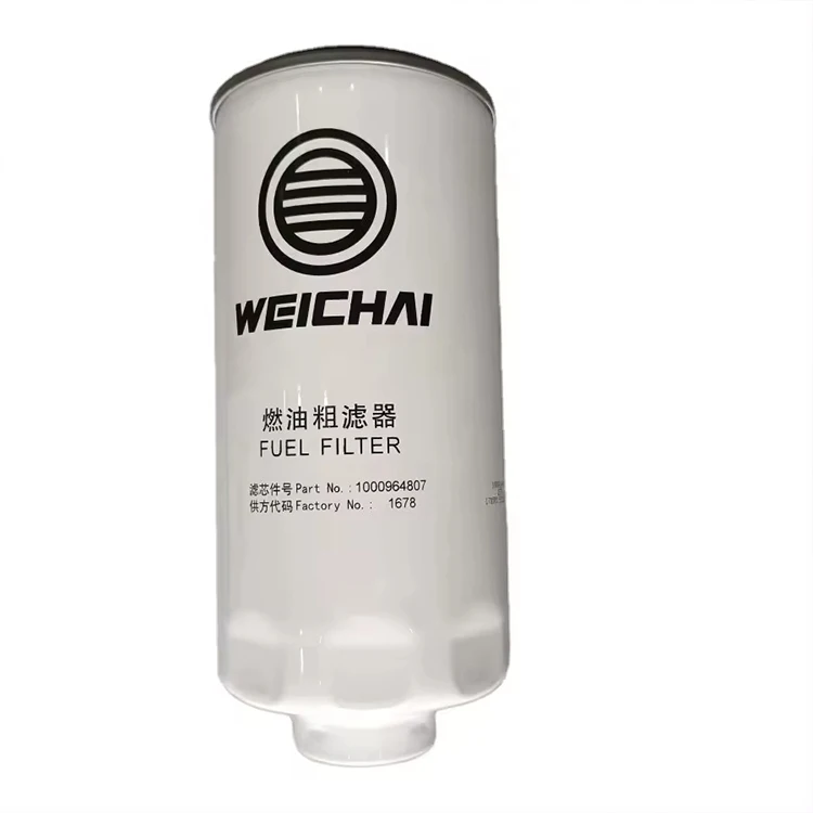 WHOLESALE WEICHAI DEUTZ ENGINE PARTS FUEL FILTER 1000964807 860501378 for XCMG GR215/GR215A MOTOR GRADER PARTS