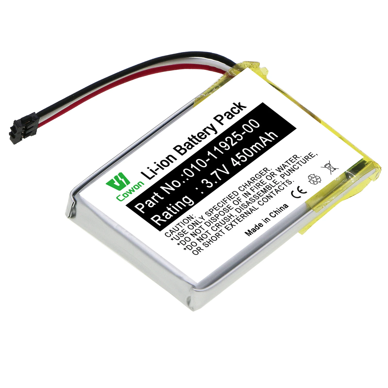 3.7V 450mAh Lithium Ion Sport XC Receiver 010-11925-00 Battery for Dog Tracking Collars