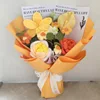 Bouquet di rose tulipano calla giallo