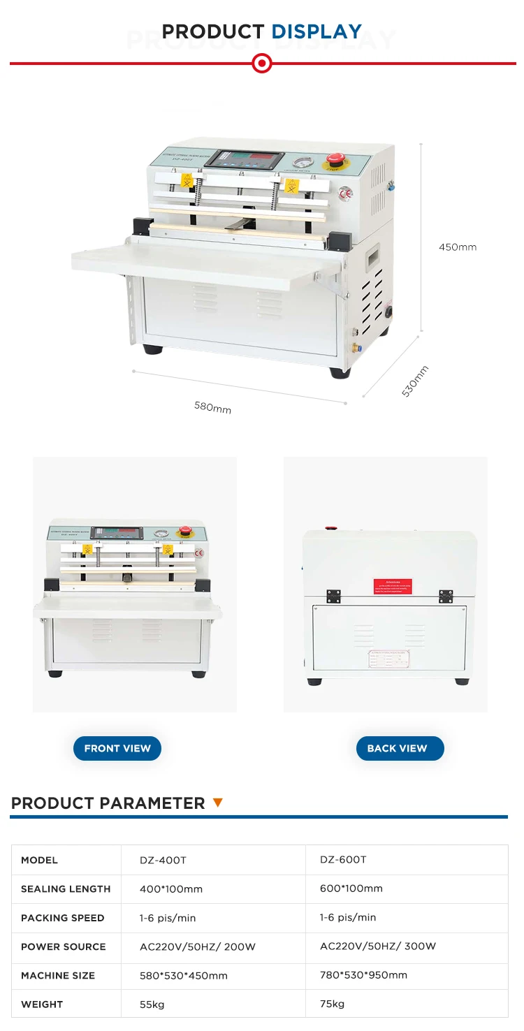 Máy đóng gói chân không bên ngoài