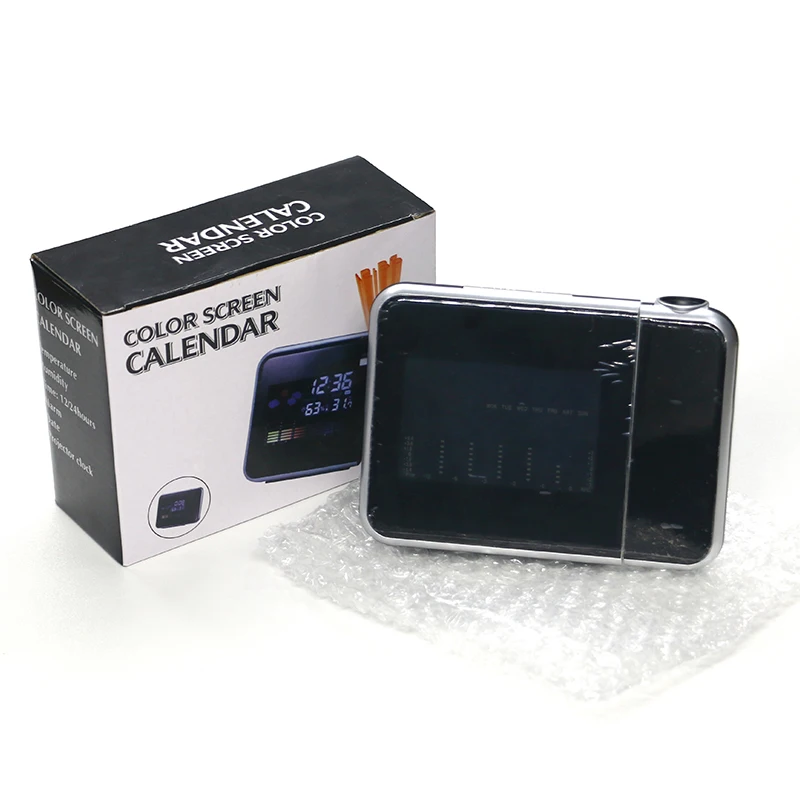 Khcl002 Moderno Reloj Despertador Digitales Con Proyector Digital