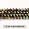 Natural dragon blood stone beads