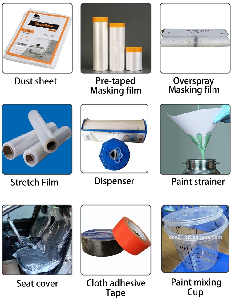 4x50m Clear Builders Polythene Plastic Sheeting Roll Dust Sheet Buy