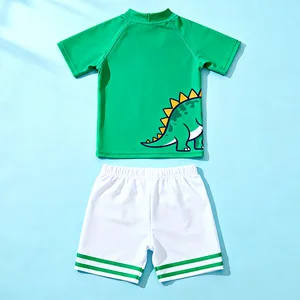 Oeko Tex Summer Children Clothes Boys and Girls UPF 50 Kids Swimwear Beach Custom Print Baby Rash Guard Swimsuit for Boys