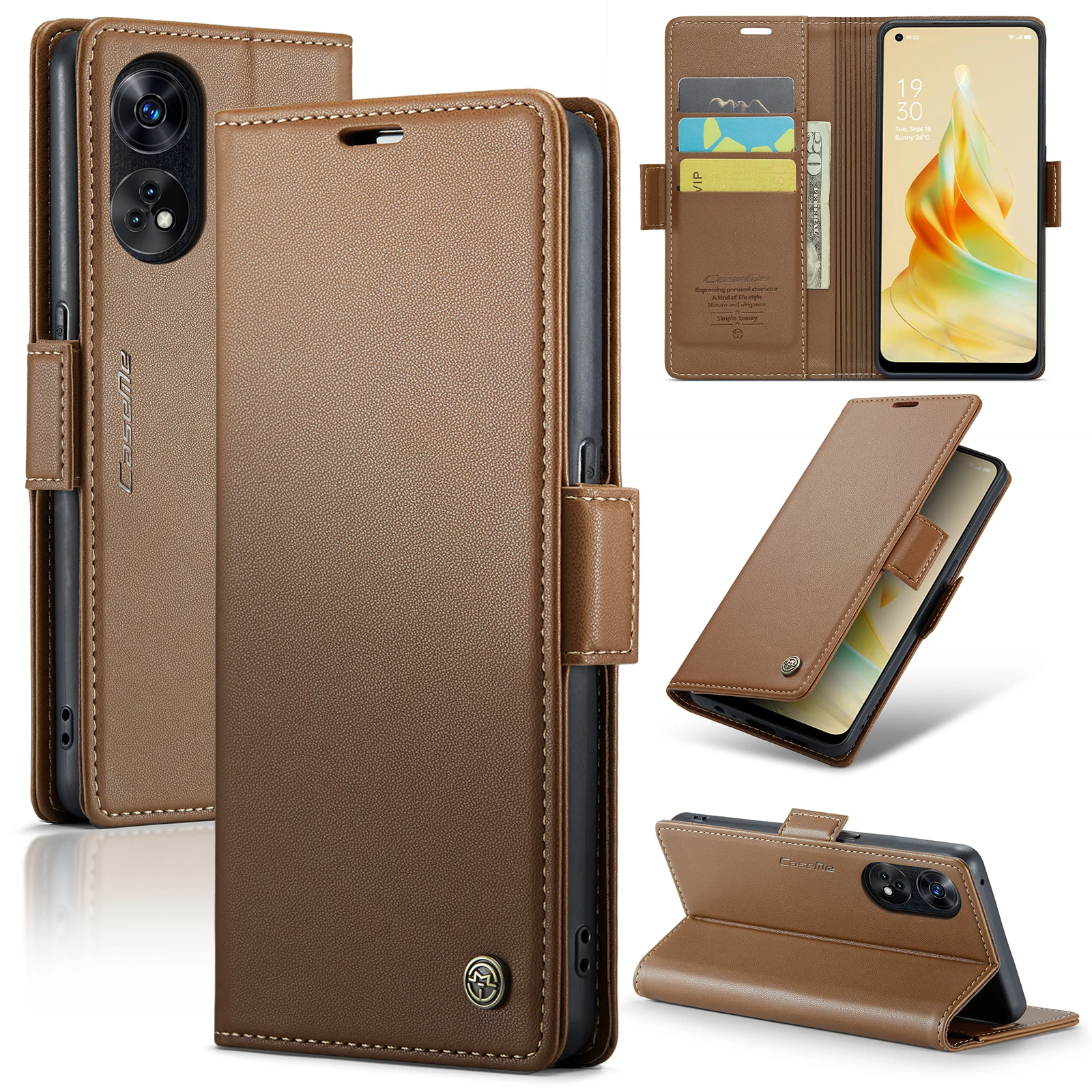 DEDUX Portafoglio Custodia Cover per Oppo Reno8 T (Reno 8T) 4G
