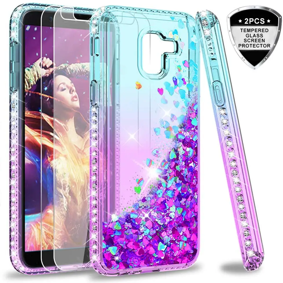 Amazon Phone Case Samsung Galaxy J6 Plus Leyi Cute Case With Glass