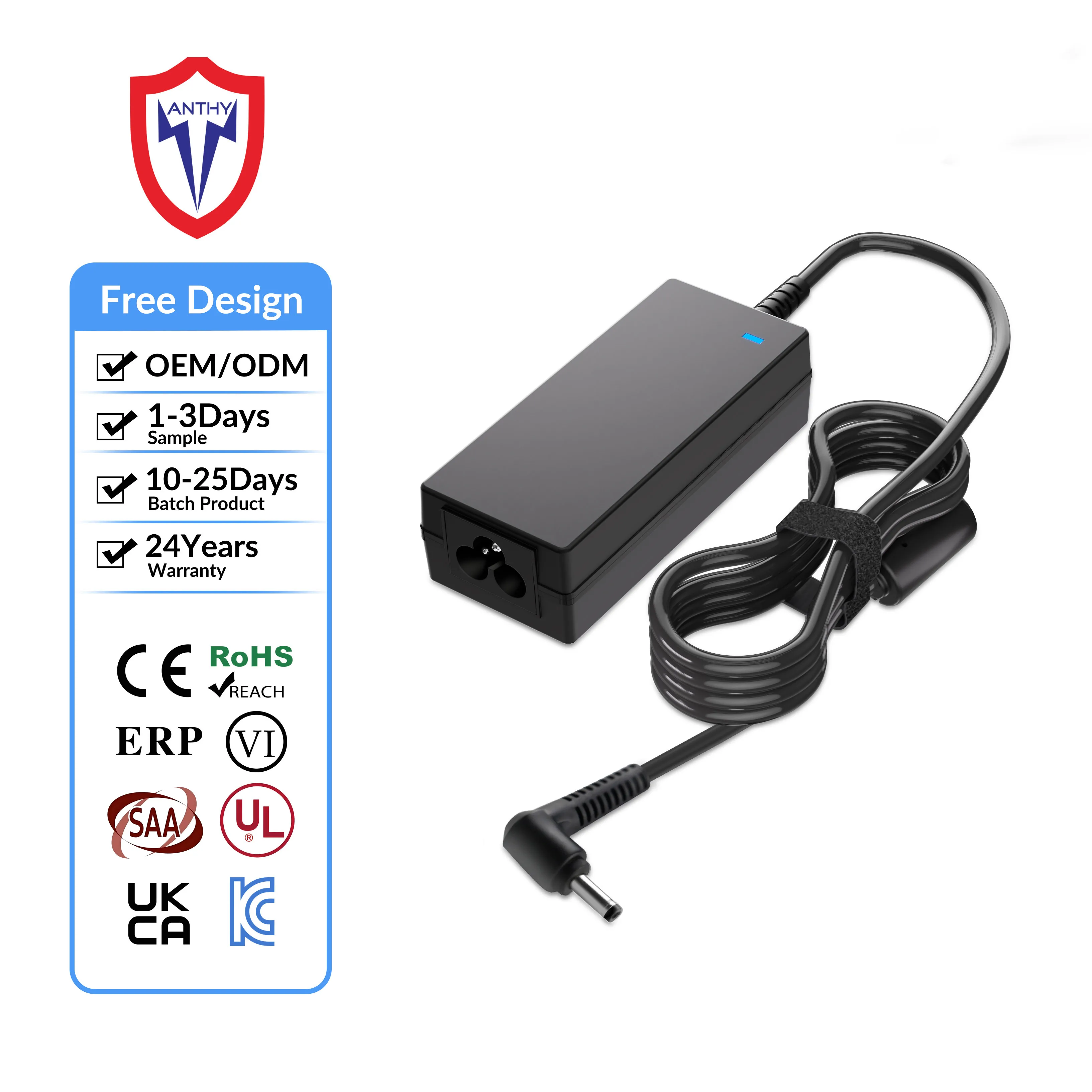 19V 2.37A 45W AC Adapter Laptop Charger Compatible with Toshiba Satellite C75D C75D-B7215 C75D-B7230 C75D-B7260 C75D-B7202 PA3822U-1ACA Power Supply Cord
