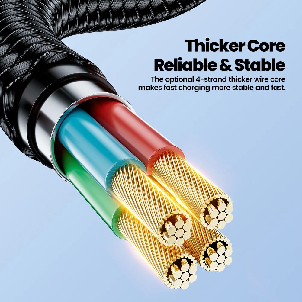 Toocki Unbreakable Phone Charger Cable Set Type C I Phone Cable Usb Charging Cable 1M/2M for Iphone 15
