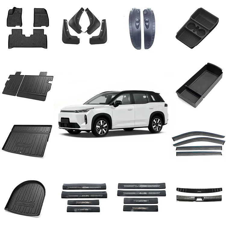 Maremlyn EV Car Accessories for GAC Aion i60 Floor Mat Back Seat Rear Trunk Mat Mudguard Window Visor Door Sill Guard Decoration Spare