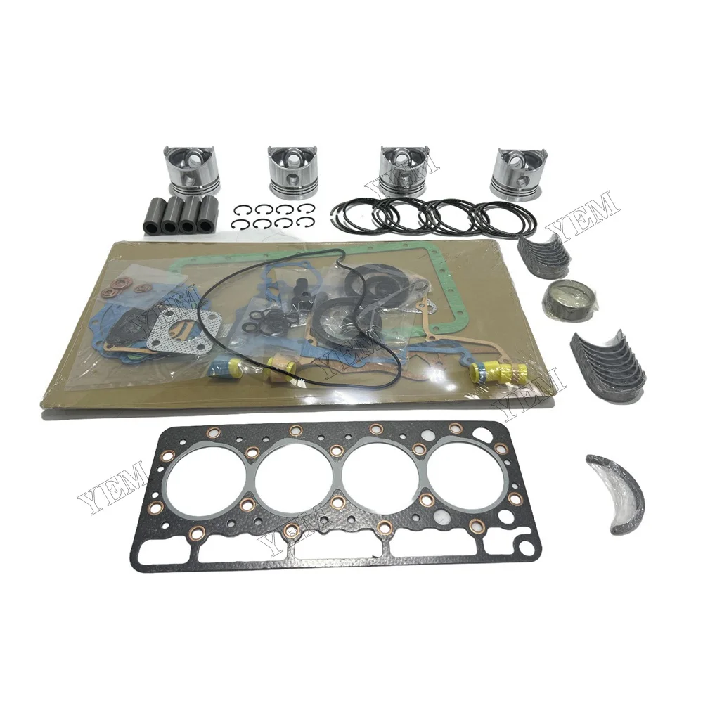 For Kubota V1205 V1205-B V1205B Engine Overhaul Rebuild Kit Repair Spare Parts