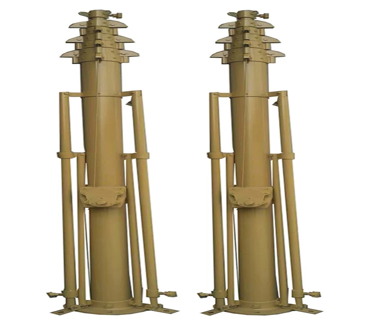 6 м ручная лебедка коленчатая телескопическая мачтовая башня крепление на