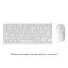 Clavier rechargeable blanc + souris rechargeable