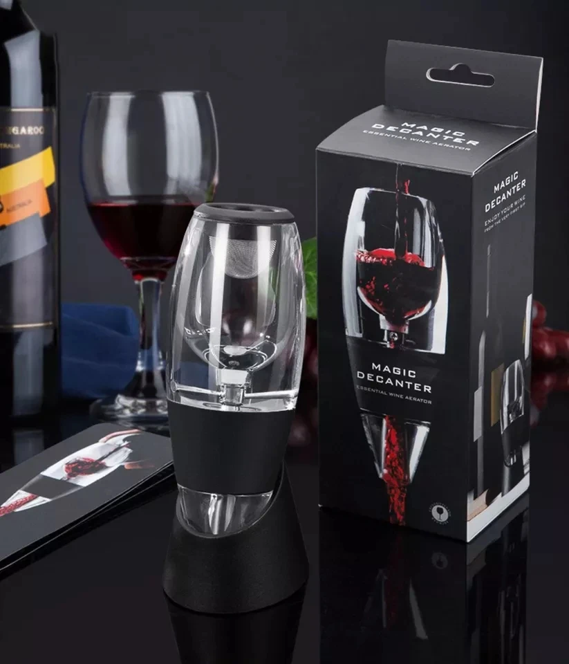 CL566 Portable Red Wine Decanter Aerator Bar Accessories Wine Whisky Quick Decanter Red Wine Decanter Aerator