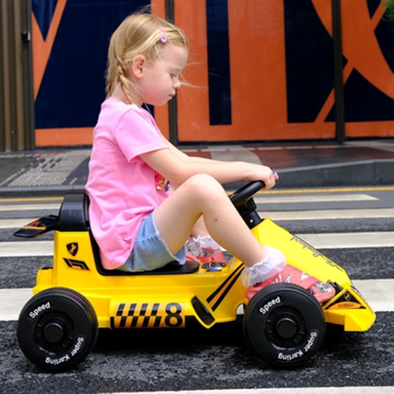 Carro elétrico das crianças vai Kart com jogo, brinquedo ao ar livre,  passeio no carro para 3-8 anos de idade bebê, carrinho de criança,  veículos, novo - AliExpress