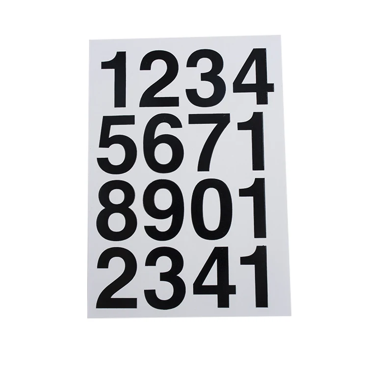 Индивидуальные Декоративные самоклеящиеся наклейки с номерами почтовый ящик виниловые Номера для проживания и почтовых ящиков