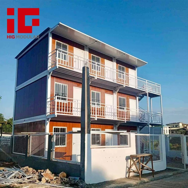 Modular Folding Casa Portable Prefabricated Homes 3 Story Temporary Construction Site Accommodation Prefab Container Houses