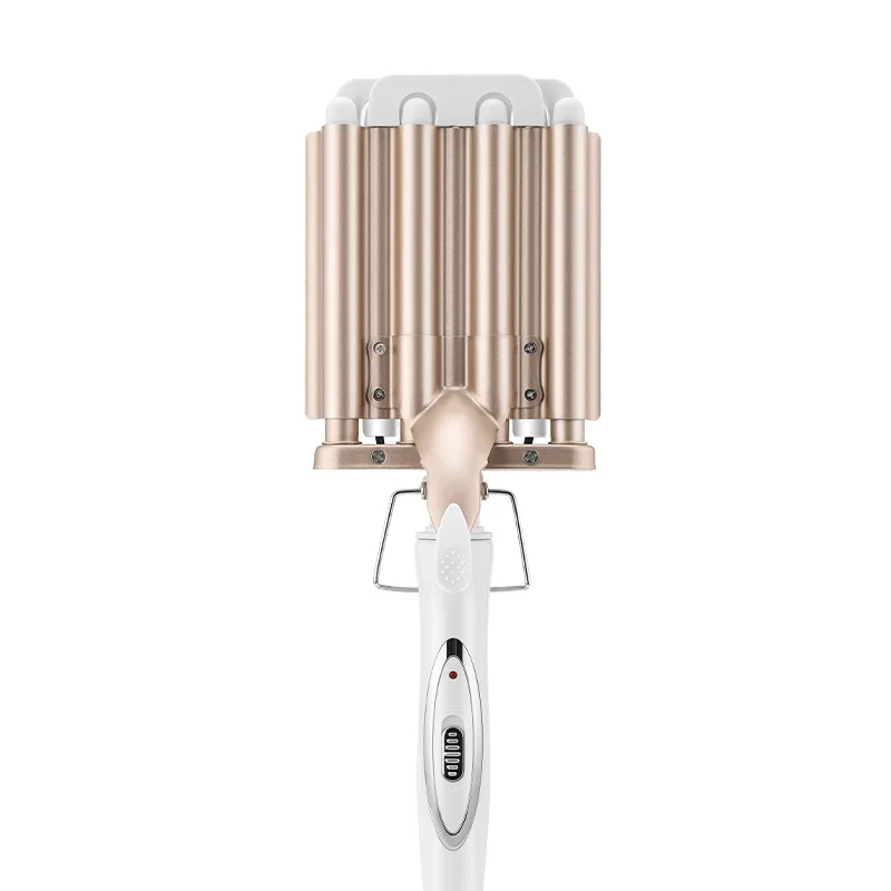 Плойка для завивки волос автоматическая керамическая бигуди с тремя цилиндрическими элементами и ЖК-дисплеем устройство