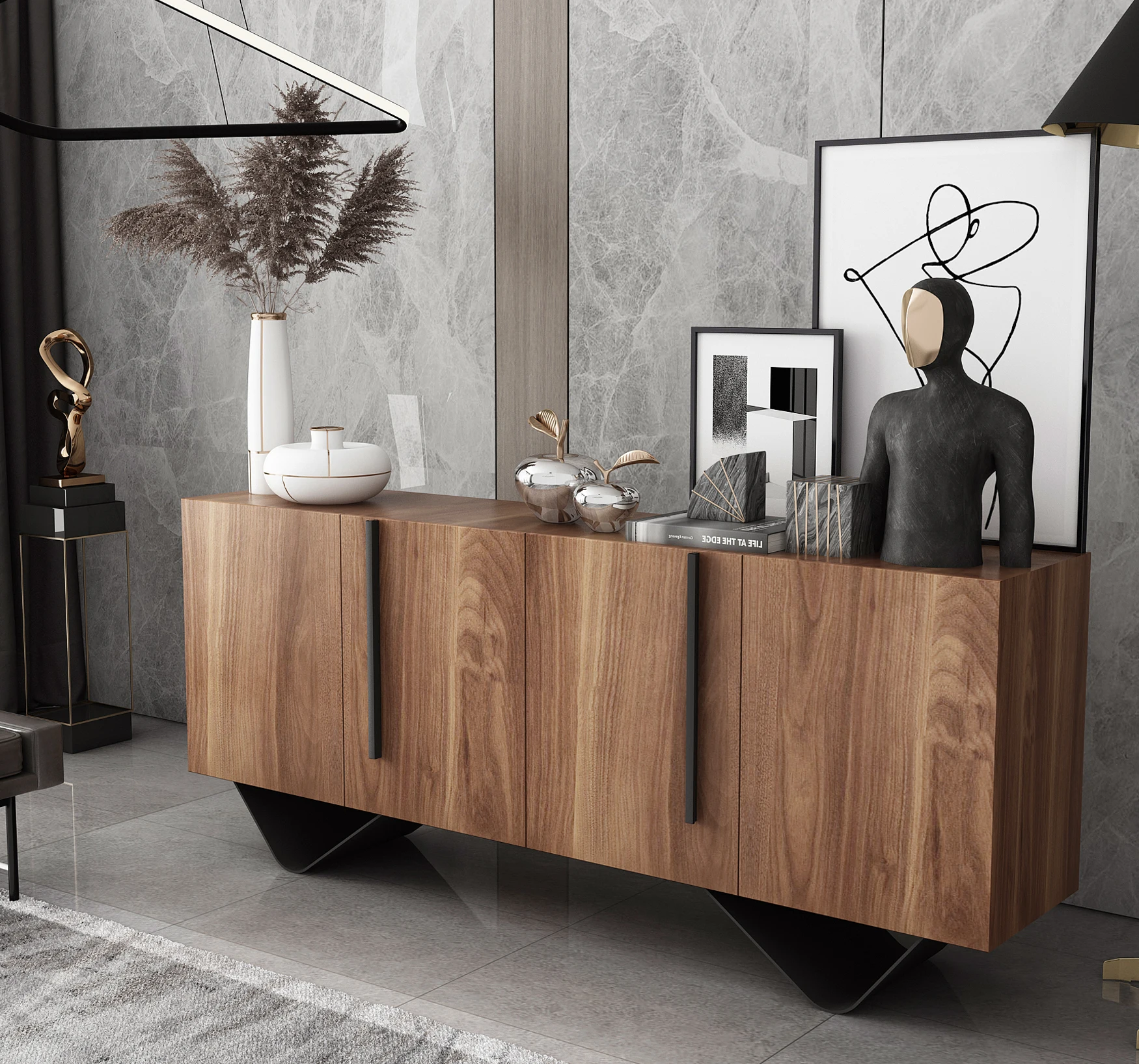 Esszimmer Geschirrschrank Modern Stylish Storage esszimmer-geschirrschrank-modern-stylish-storage