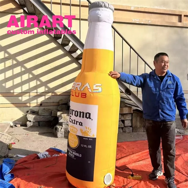 Attractive Factory Direct Sell Advertising Inflatable Liquor Bottle Inflatable Bottle