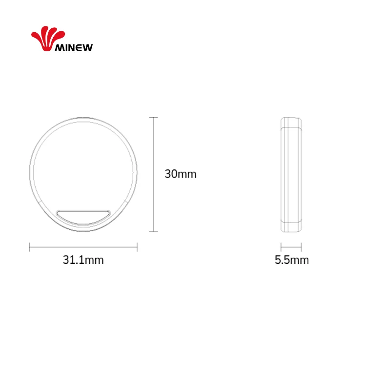 replaceable battery ble 4.0 keychain beacon ibeacon location tag bluetooth low energy ble passiver tls bluetooth tag