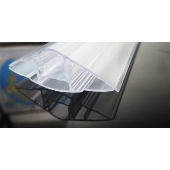 Easy to install polycarbonate u profile for polycarbonate sheet