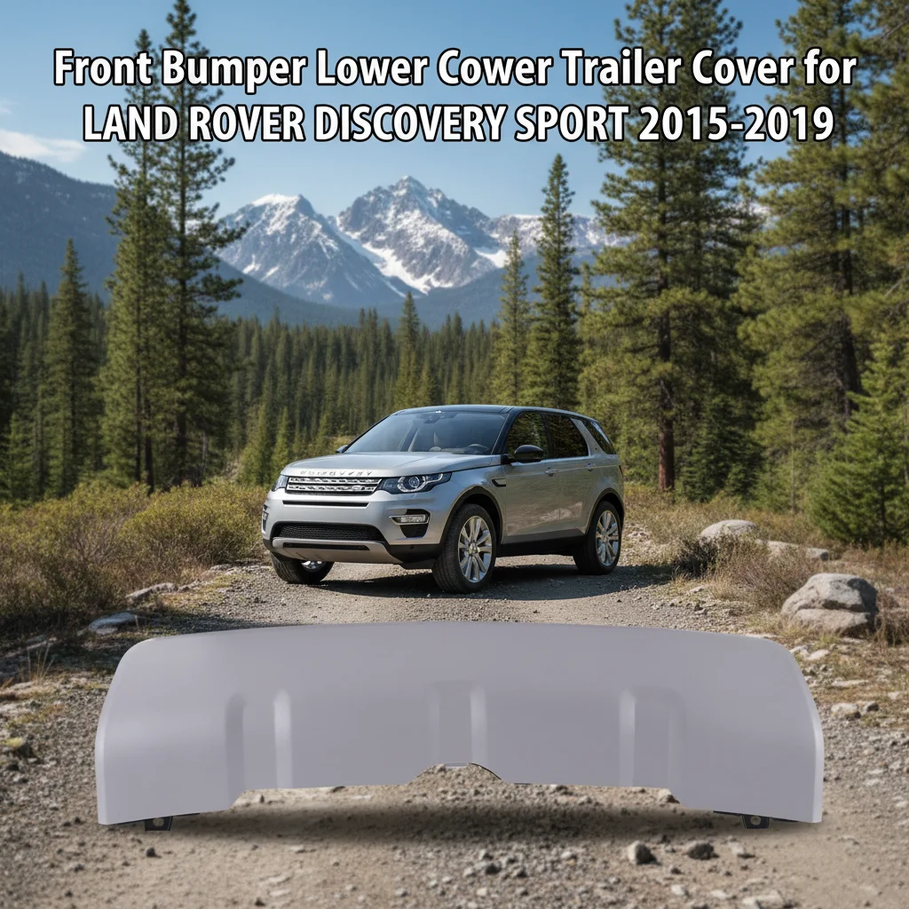 LR061242-B Customizable Original Silver Tow Hook Cover Rear Bumper Lower Cover for LAND ROVER DISCOVERY SPORT 2015-2019