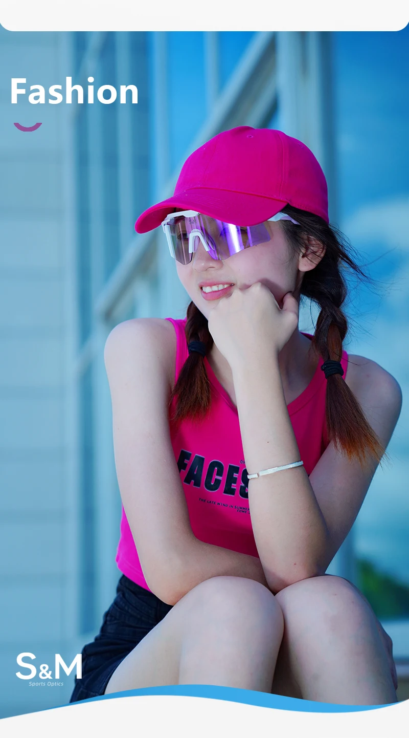Okulary fotochromowe z TR90 Sportowe okulary przeciwsłoneczne do biegania dla kobiet i mężczyzn MTB Transparentne_voghion.com