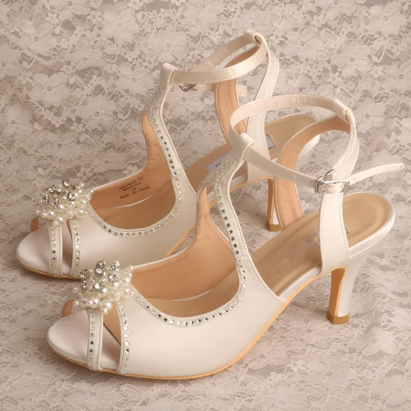 jeweled bridal shoes