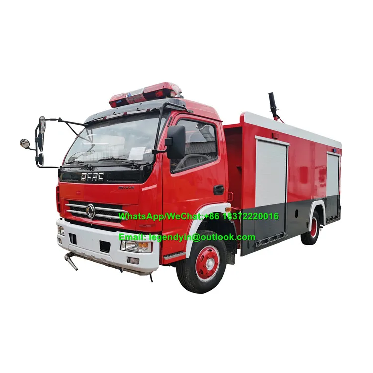 DFACシングルキャブ消防車ウォータータンカースプリンクラー消防